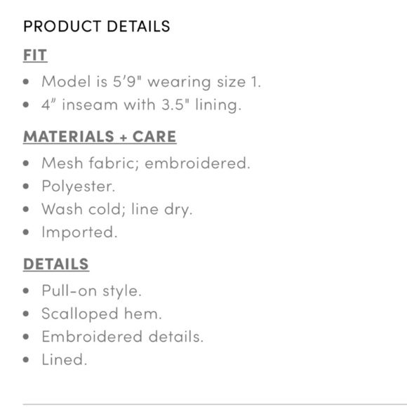 NEW TORRID 5 Inch Pull On Stretch Mesh Mid Rise Short Black Sz 0 or L Whimsygoth - Picture 5 of 12